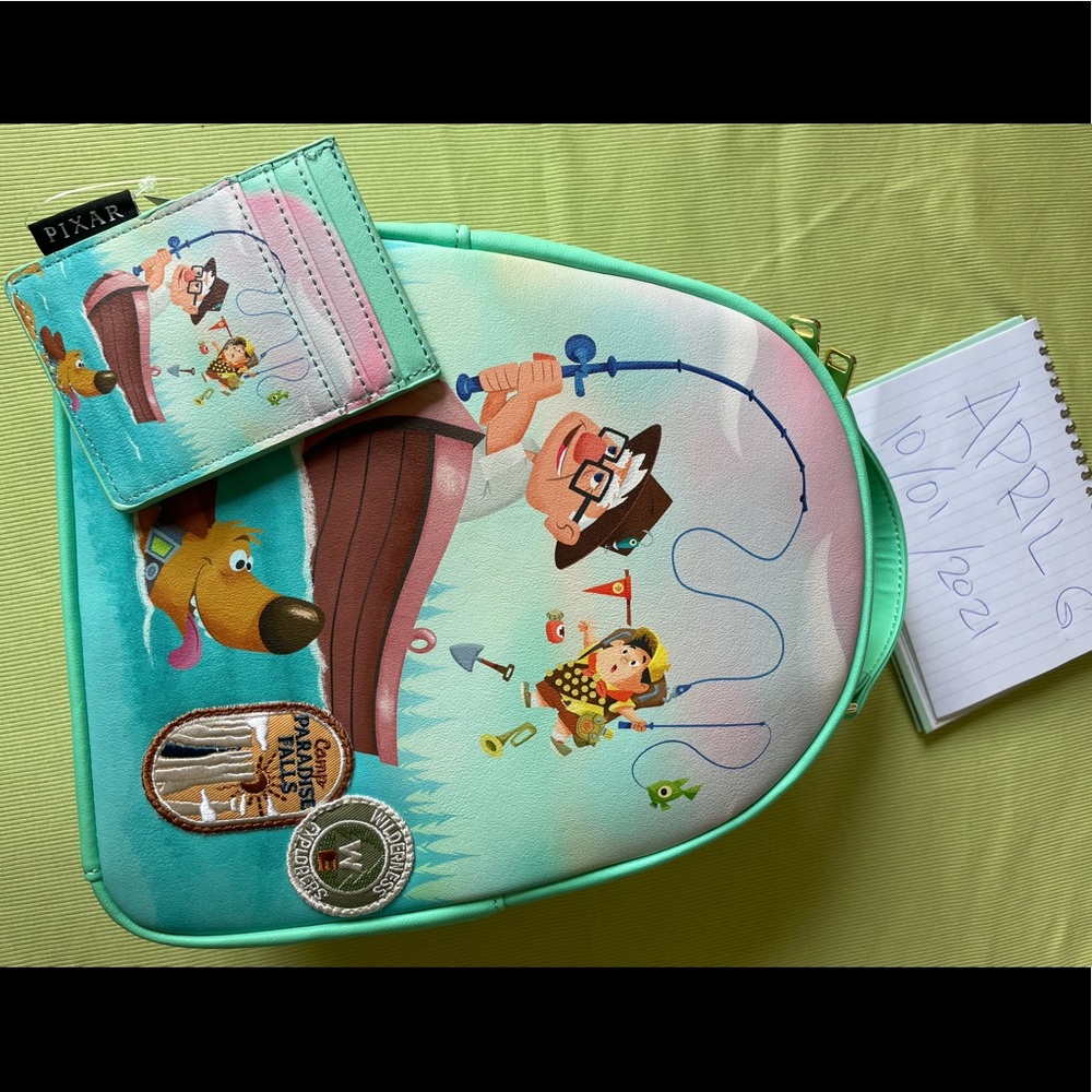 Her Universe Pixar Disney Up Russel Fishing Mini Backpack and Card Set